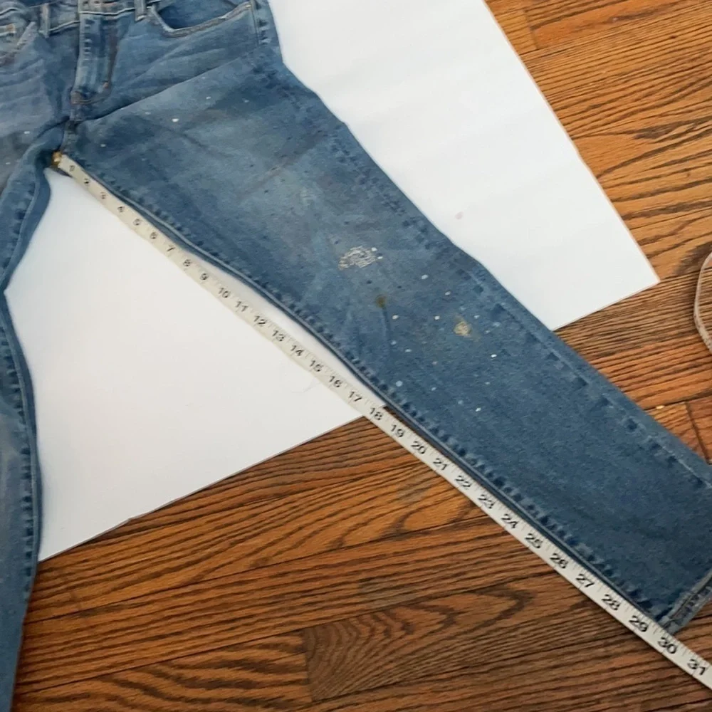 Levi's 721 high waisted skinny jeans distressed size 29 - Picture 4 of 8